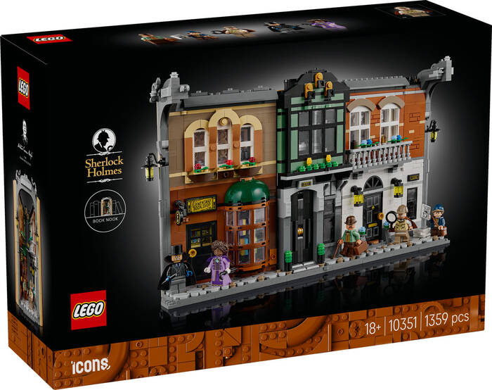 10351 LEGO® Icons Sherlock Holmes: Kitaplık Dekoru - 2