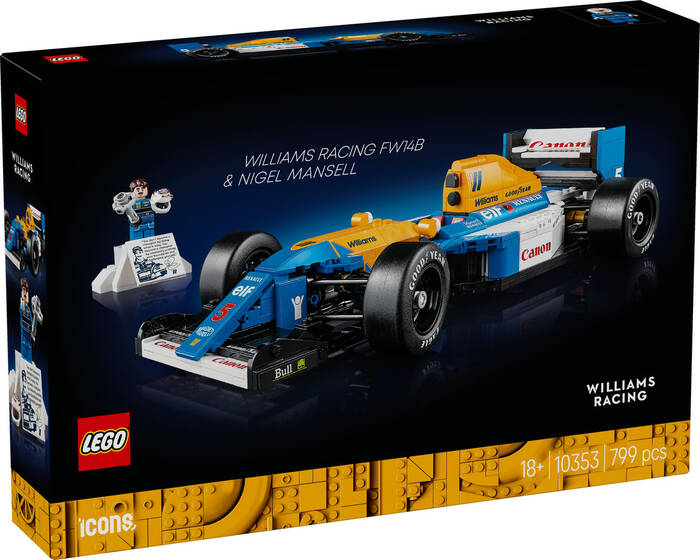 10353 LEGO® Icons Williams Racing FW14B ve Nigel Mansell - 2