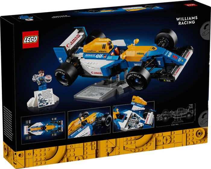 10353 LEGO® Icons Williams Racing FW14B ve Nigel Mansell - 7