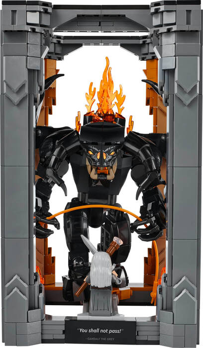 10367 LEGO® Icons Yüzüklerin Efendisi: Balrog™ Kitaplık Dekoru - 1