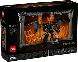 10367 LEGO® Icons Yüzüklerin Efendisi: Balrog™ Kitaplık Dekoru - 2