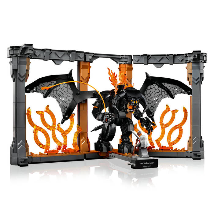 10367 LEGO® Icons Yüzüklerin Efendisi: Balrog™ Kitaplık Dekoru - 3