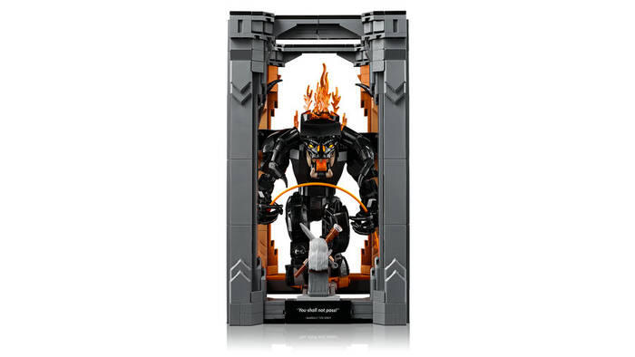 10367 LEGO® Icons Yüzüklerin Efendisi: Balrog™ Kitaplık Dekoru - 5