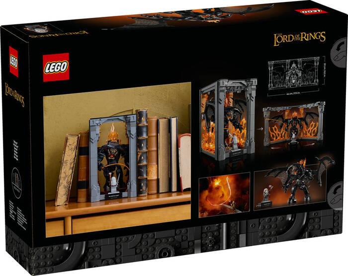 10367 LEGO® Icons Yüzüklerin Efendisi: Balrog™ Kitaplık Dekoru - 7