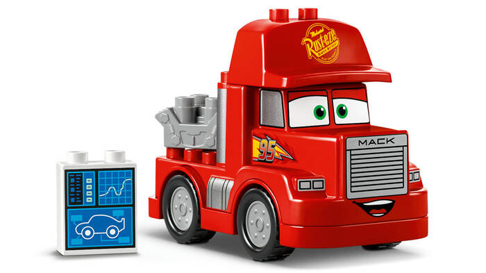 10417 LEGO® DUPLO Mack Yarışta - 8
