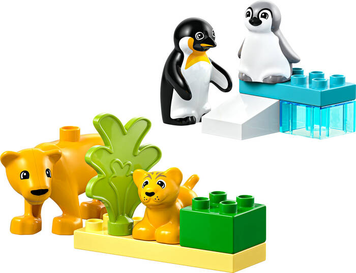 10442 LEGO® DUPLO Vahşi Hayvan Aileleri: Penguenler ve Aslanlar - 1