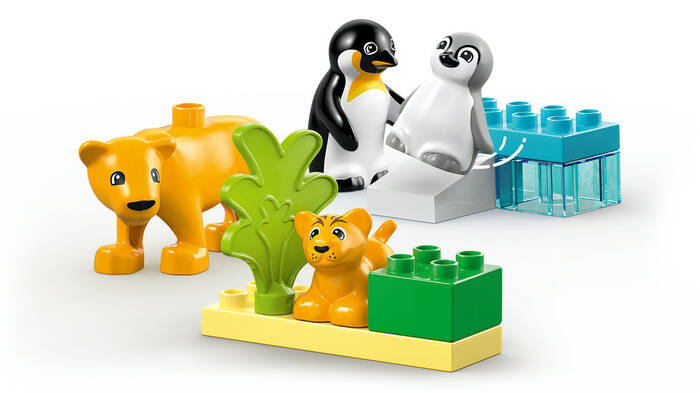10442 LEGO® DUPLO Vahşi Hayvan Aileleri: Penguenler ve Aslanlar - 3