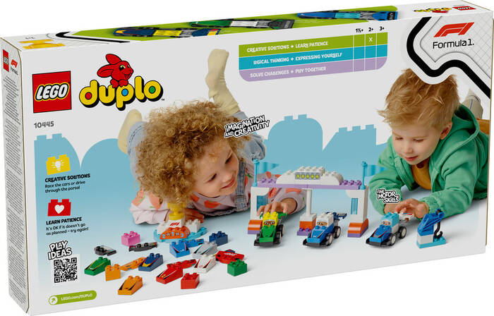 10445 LEGO® DUPLO F1® Takımı Yarış Arabaları ve Sürücüler - 6