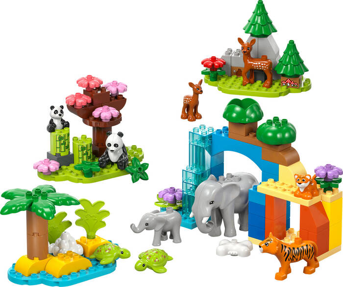 10446 LEGO® DUPLO 3’ü 1 Arada Vahşi Hayvan Aileleri - 1