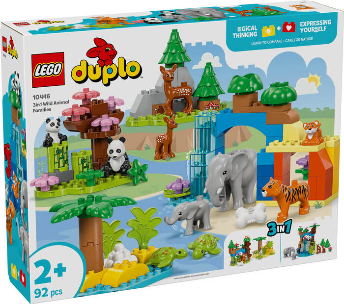 10446 LEGO® DUPLO 3’ü 1 Arada Vahşi Hayvan Aileleri - 2