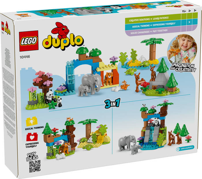 10446 LEGO® DUPLO 3’ü 1 Arada Vahşi Hayvan Aileleri - 7