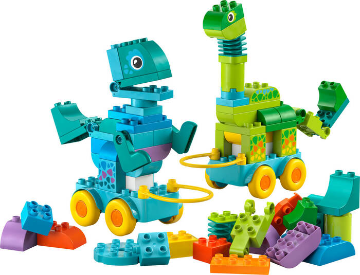 10451 LEGO® DUPLO® 3’ü 1 Arada Tekerlekli Dinozorlar - 1