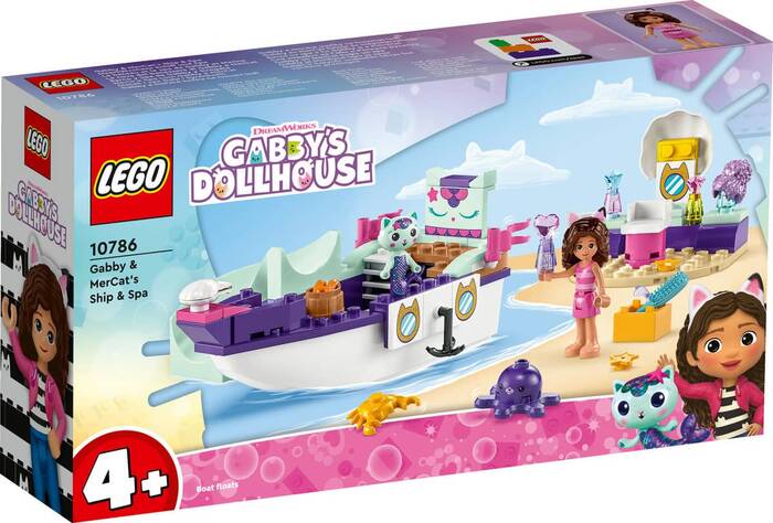 10786 LEGO® Gabby's Dollhouse Gabby ve Süslü Kedi’nin Gemisi ve Spa - 2