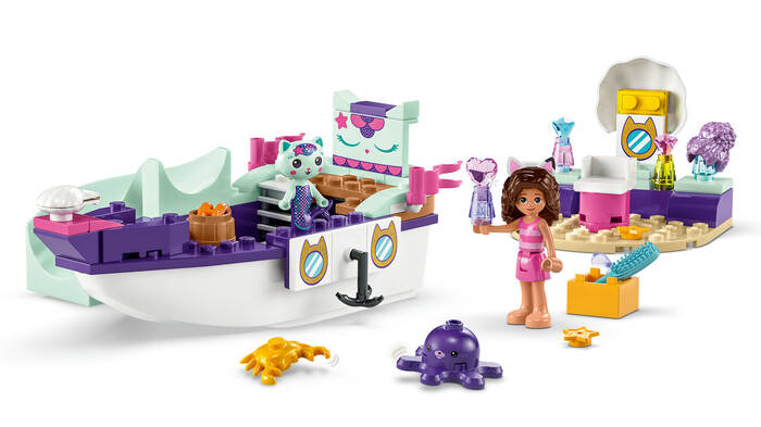 10786 LEGO® Gabby's Dollhouse Gabby ve Süslü Kedi’nin Gemisi ve Spa - 3