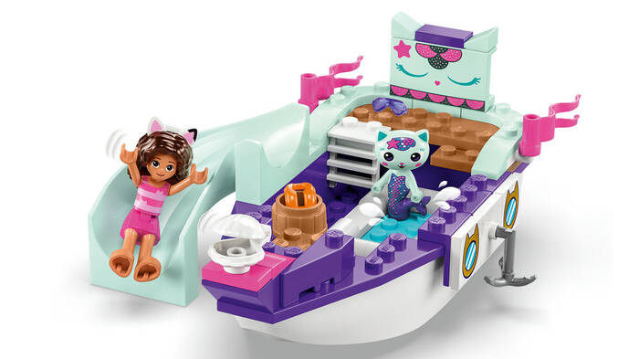 10786 LEGO® Gabby's Dollhouse Gabby ve Süslü Kedi’nin Gemisi ve Spa - 5