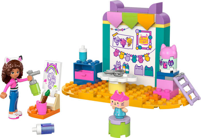 10795 LEGO® Gabby's Dollhouse Karton Yavru Kedi ile El Sanatları - 1