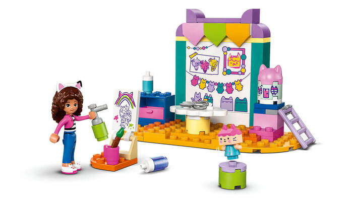10795 LEGO® Gabby's Dollhouse Karton Yavru Kedi ile El Sanatları - 3