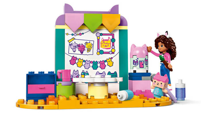 10795 LEGO® Gabby's Dollhouse Karton Yavru Kedi ile El Sanatları - 6