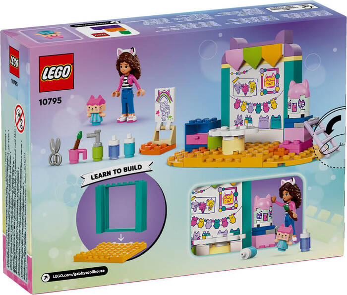 10795 LEGO® Gabby's Dollhouse Karton Yavru Kedi ile El Sanatları - 7