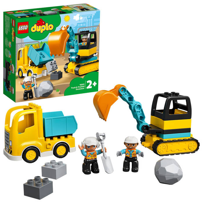 10931 LEGO® DUPLO® Town Kamyon ve Paletli Kazıcı - 2