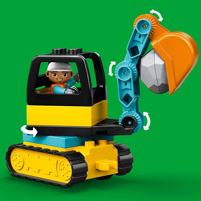 10931 LEGO® DUPLO® Town Kamyon ve Paletli Kazıcı - 4