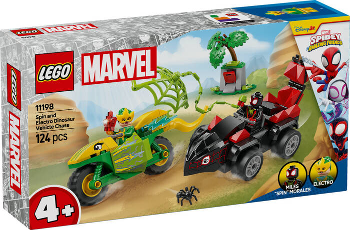 11198 LEGO® Spidey Spin ve Electro Dinozor Aracı Takibi - 2