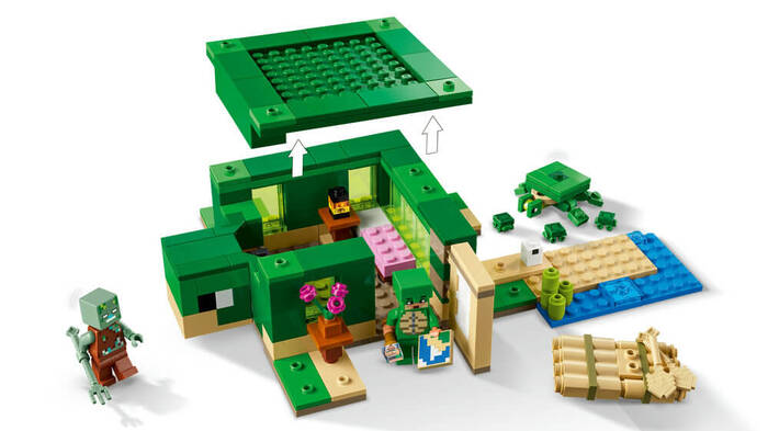 21254 LEGO® Minecraft Kaplumbağa Plaj Evi - 5