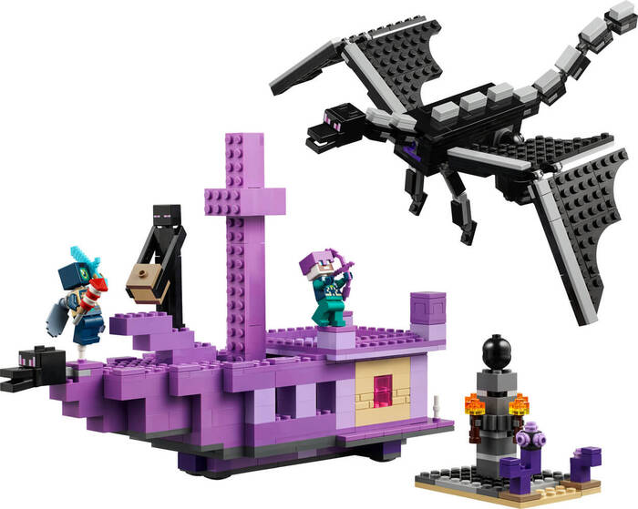21264 LEGO® Minecraft Ender Ejderhası ve End Gemisi - 1