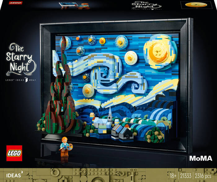 21333 LEGO Ideas Vincent van Gogh - Yıldızlı Gece - 3