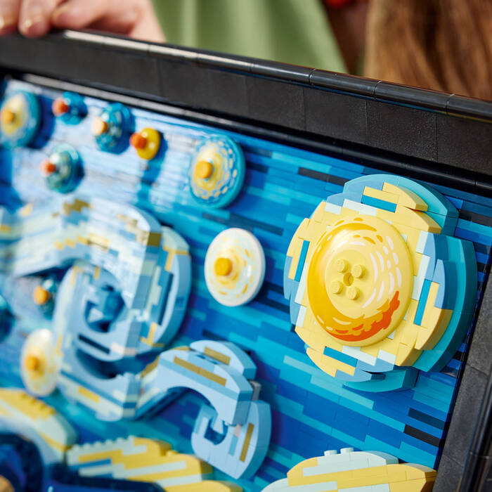 21333 LEGO Ideas Vincent van Gogh - Yıldızlı Gece - 4