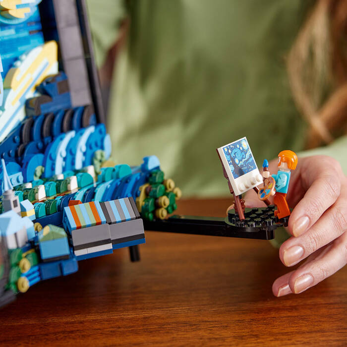 21333 LEGO Ideas Vincent van Gogh - Yıldızlı Gece - 6
