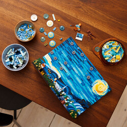 21333 LEGO Ideas Vincent van Gogh - Yıldızlı Gece - 8
