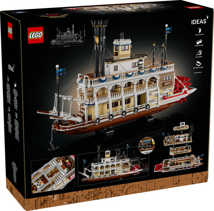 21356 LEGO® Ideas Buharlı Nehir Gemisi - 7