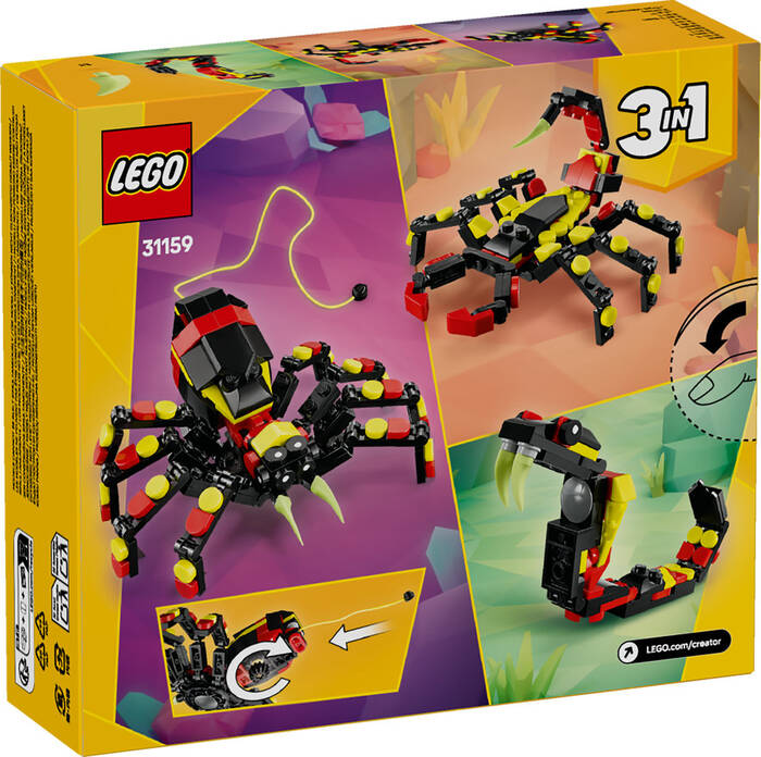 31159 LEGO® Creator Vahşi Hayvanlar: Şaşırtıcı Örümcek - 7