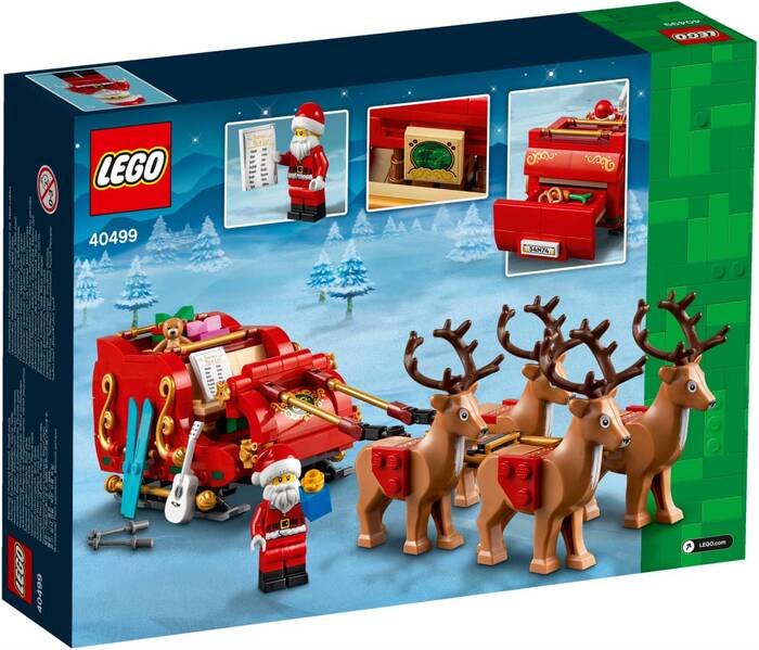 40499 LEGO Iconic Noel Babanın Kızağı - 3