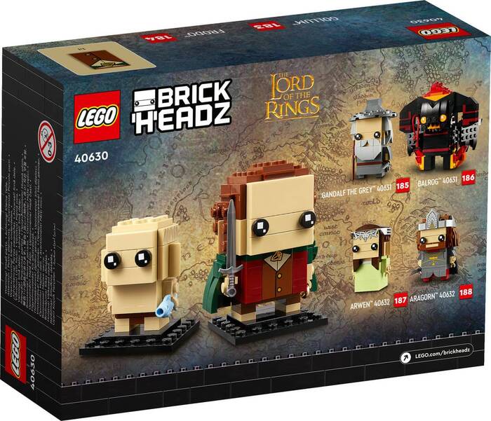 40630 LEGO® BrickHeadz Frodo™ ile Gollum™ - 5