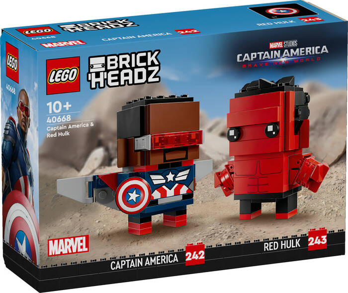40668 LEGO® Marvel Kaptan Amerika ve Red Hulk Figürleri - 2