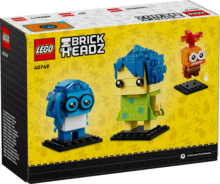 40749 LEGO® BrickHeadz | Disney Pixar Neşe, Üzüntü ve Kaygı - 6