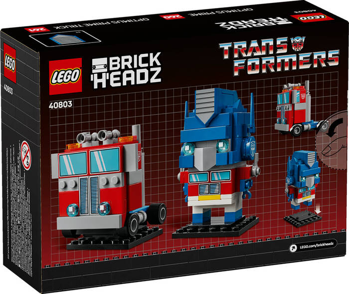40803 LEGO® BrickHeadz Optimus Prime Robot ve Araç - 7