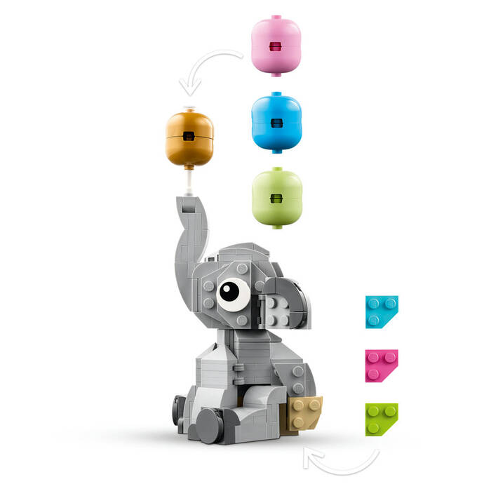 40814 LEGO® Iconic Gökyüzündeki Yavru Fil - 6