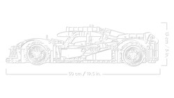 42156 LEGO® Technic PEUGEOT 9X8 24H Le Mans Hybrid Hypercar - 6