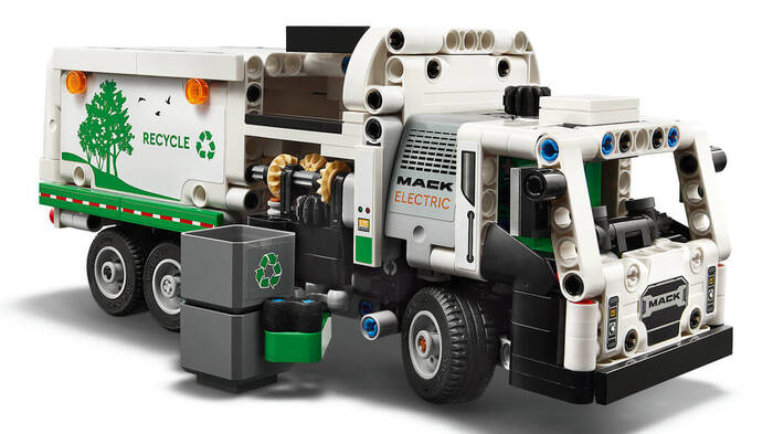 42167 LEGO® Technic Mack® LR Electric Çöp Kamyonu - 3