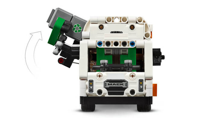 42167 LEGO® Technic Mack® LR Electric Çöp Kamyonu - 6