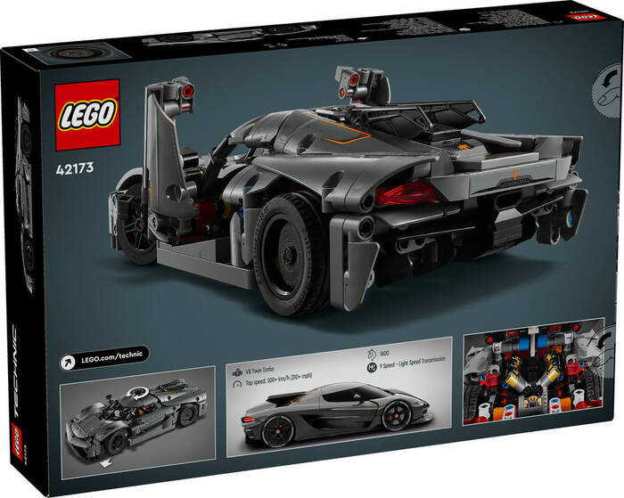 42173 LEGO® Technic Koenigsegg Jesko Absolut Gri Hiper Araba - 7
