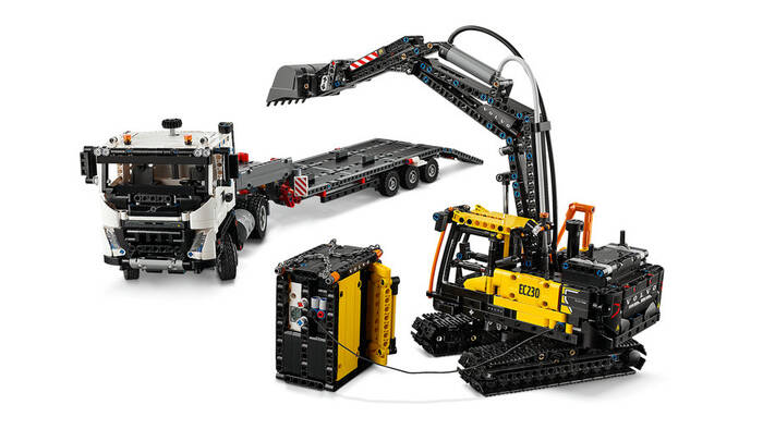 42175 LEGO® Technic Volvo FMX Kamyon ve EC230 Elektrikli Ekskavatör - 6