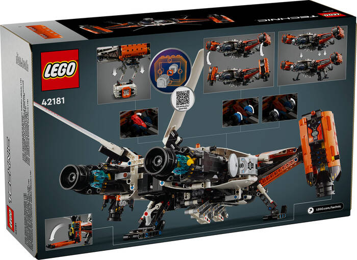 42181 LEGO® Technic VTOL Ağır Kargo Uzay Gemisi LT81 - 14