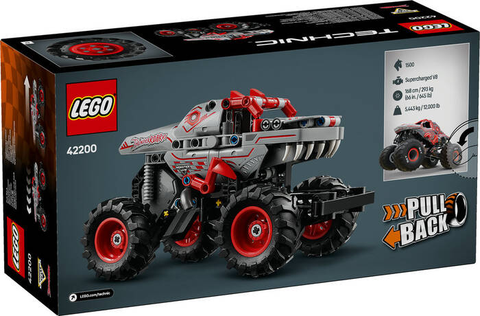 42200 LEGO® Technic Monster Jam™ ThunderROARus™ Çek-Bırak - 7