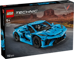42217 LEGO® Technic Chevrolet Corvette Stingray Mavi - 2