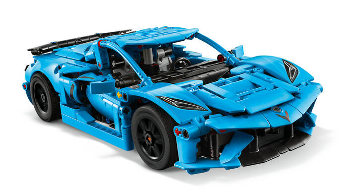 42217 LEGO® Technic Chevrolet Corvette Stingray Mavi - 3