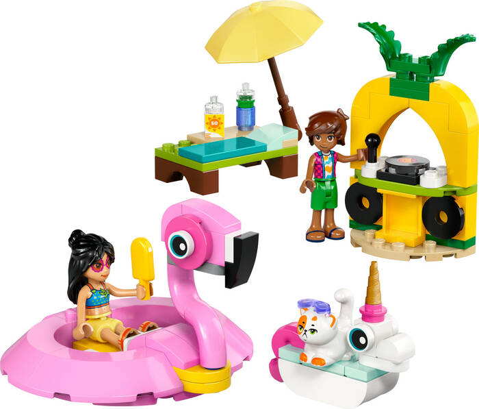 42658 LEGO® Friends Tek Boynuzlu At ve Flamingo Havuz Partisi - 1